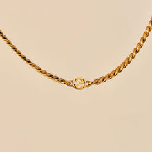 Load image into Gallery viewer, Authentic repurposed Gucci logo necklace
